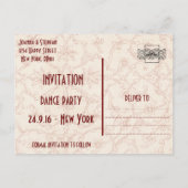 Date Loveポストカードの保存 案内ポストカード (裏面)