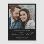  Date Magnetを保存するインスタントフォトブラックシック (正面)