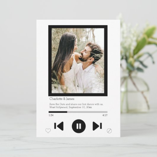 Date Music Playerの最初のダンスフォトを保存 セーブザデート (スタンド正面)