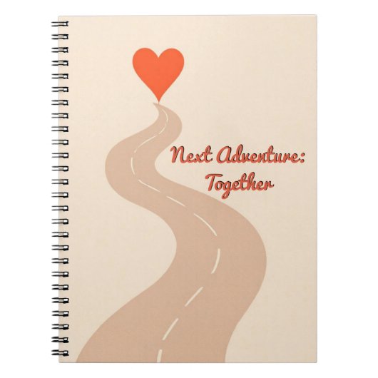 Date Night & Adventure Planner | Romantic Road Map ノートブック (正面)