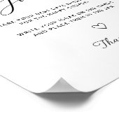 Date Night Jar Sign Printable Bridal Shower Game ポスター (角)