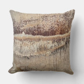 Date Palm Tree Trunkテクスチャのクローズアップ写真イメージ アウトドアクッション (正面)