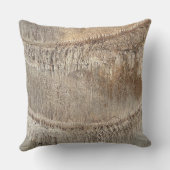 Date Palm Tree Trunkテクスチャのクローズアップ写真イメージ アウトドアクッション (裏面)