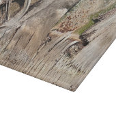 Date Palm Tree Trunkテクスチャのクローズアップ写真イメージ カッティングボード (角)