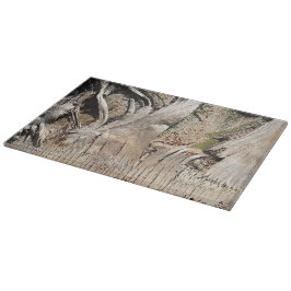 Date Palm Tree Trunkテクスチャのクローズアップ写真イメージ カッティングボード