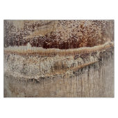 Date Palm Tree Trunkテクスチャのクローズアップ写真イメージ カッティングボード (正面)