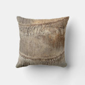 Date Palm Tree Trunkテクスチャのクローズアップ写真イメージ クッション (裏面)