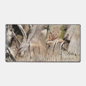 Date Palm Tree Trunkテクスチャのクローズアップ写真イメージ デスクマット (正面)