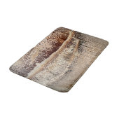 Date Palm Tree Trunkテクスチャのクローズアップ写真イメージ バスマット (アングル)