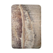 Date Palm Tree Trunkテクスチャのクローズアップ写真イメージ バスマット (正面縦)