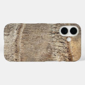 Date Palm Tree Trunkテクスチャのクローズアップ写真イメージ Case-Mate iPhoneケース (裏面 (横))