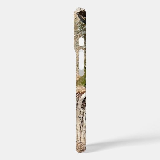 Date Palm Tree Trunkテクスチャのクローズアップ写真イメージ Case-Mate iPhoneケース (裏面 / 左)