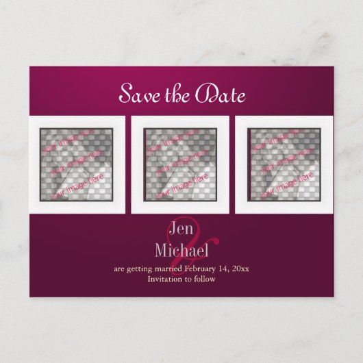 Date Photosはがきを保存する 案内ポストカード (正面)