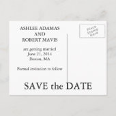 Date Platinum Diamondリングや輪カードの保存 案内ポストカード (裏面)