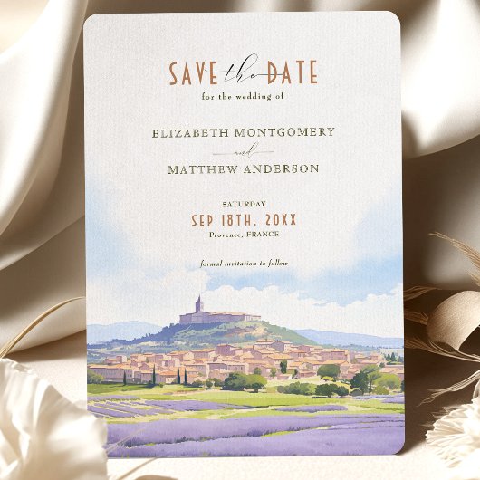 Date Provence France Destinationの保存 招待状