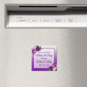 Date Purpleのマグネットを結婚保存する マグネット (インサイチュ (食洗機))