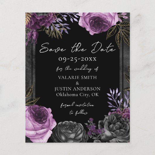 Date Purple Black Gothic'sの結婚保存 (正面)