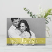 Date Scriptお洒落 Photo Announcementの保存 招待状 (スタンド正面)