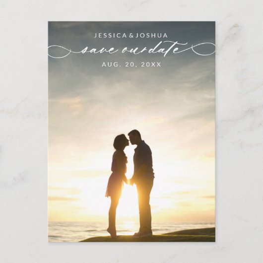 Date Scriptフォトポストカードの保存 案内ポストカード (正面)