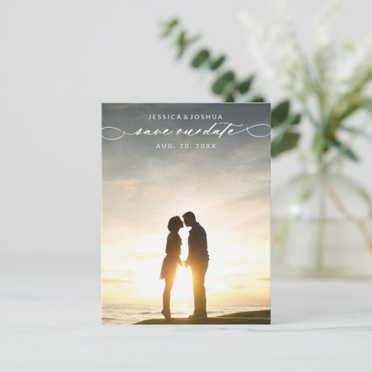 Date Scriptフォトポストカードの保存 案内ポストカード (スタンド正面)