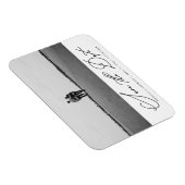 Date Script Photoの写真を結婚保存 マグネット (右側)