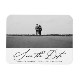 Date Script Photoの写真を結婚保存 マグネット