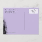 Date Sky 幽霊のよく出る Purple Mistポストカードの保存 案内ポストカード (裏面)