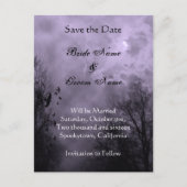 Date Sky 幽霊のよく出る Purple Mistポストカードの保存 案内ポストカード (正面)