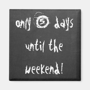 Date Weeknd CountDown引用文の磁石を保存する マグネット