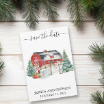 Date Winter Barn Christmasの結婚保存 セーブザデート<br><div class="desc">このデザインはパーソナライズされた、写真や文字を変更して提供される領域にあってもよい。またカスタマイズは、このテンプレートをカスタマイズしクリックて、を選択してさらに背景の色を削除または変更したり、文字を追加したり、文字の色またはスタイルを変更したり、文字のみのデザインの画像を削除したりすることで可能です。このもし商品はデザインを別の商品に移すオプションがあり、必要に応じてデザインを調整しもして下さい。colorflowcreations@gmail.comで連絡は、このデザインを別の製品で使用するもしか、サポートが必要な場合は、ページの上部にあるチャットオプションを使用する。www.facebook.com/colorflowcreations、www.instagram.com/colorflowcreations、www.twitter.com/colorflowart、後を追およびwww.pinterest.com/colorflowcreationsで自分のデザインや自分の情報を見る。</div>