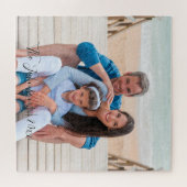 Dated Keepsake Add Your Family Photo ジグソーパズル (横)