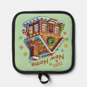 Dated New Home Gingerbread House 鍋敷き (正面)