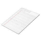 Dated Notepad ノートパッド (アングル)