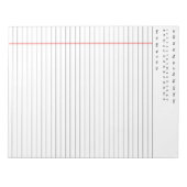 Dated Notepad ノートパッド (正面)