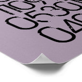 Dated Wall Art -動揺してスタイル- 4子 ポスター (角)