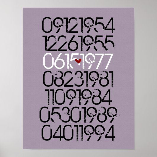 Dated Wall Art -動揺してスタイル- 4子 ポスター (正面)