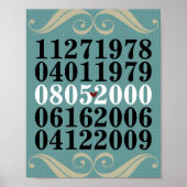 Dated Wall Art - 2子を持つファミリ ポスター (正面)