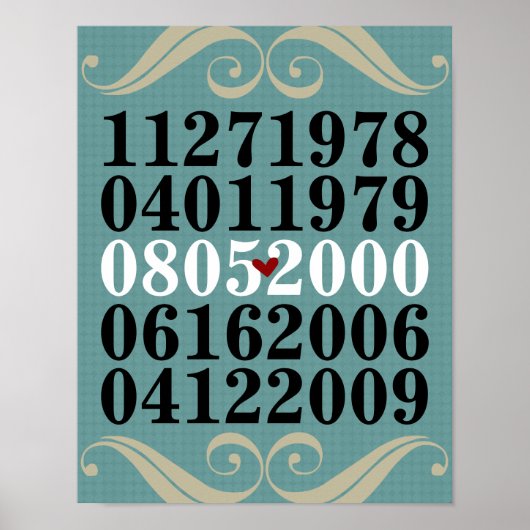 Dated Wall Art - Families w/2 Children Posts ポスター (正面)