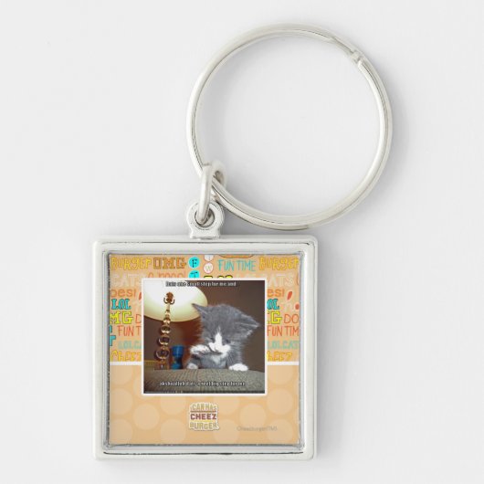 Dats 1つの小さいステップ毛皮私 キーホルダー (正面)