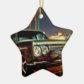 DatsunのブルーバードSSS 510のクーペ セラミックオーナメント (左)