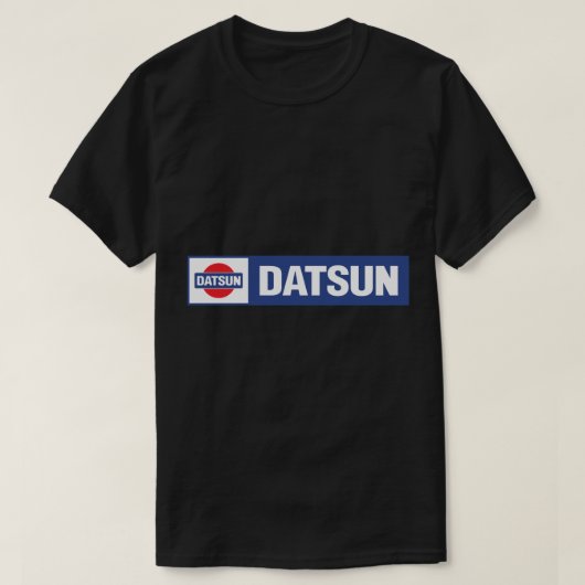 Datsunロゴリミックスステッカー Tシャツ (デザイン正面)