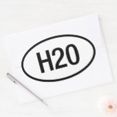 Datsun日産H20エンジンのステッカー 楕円形シール (封筒)