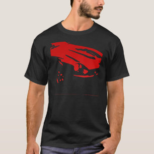 Datsun 240Zの詳細-暗いワイシャツの赤 Tシャツ