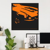 Datsun 240Z詳細 – オレンジポスター ポスター (ホームオフィス)