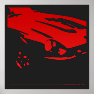 Datsun 240Z詳細 – レッドポスター ポスター