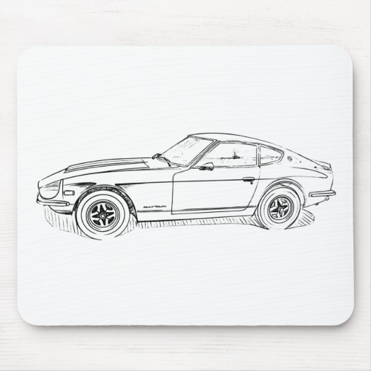 Datsun 240Z マウスパッド (正面)