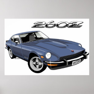 Datsun 260Z青 ポスター