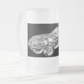 Datsun 280zxのビールのジョッキ フロストグラスビールジョッキ (正面左)