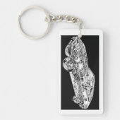 Datsun 280zxのkeychain キーホルダー (正面)