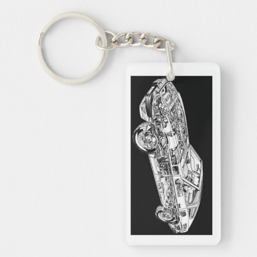 Datsun 280zxのkeychain キーホルダー (正面)